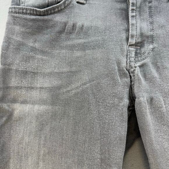 7 For All Mankind Jeans Women's 26 (2) Grey The Skinny 26 Ankle Zip Normcore - Picture 10 of 15